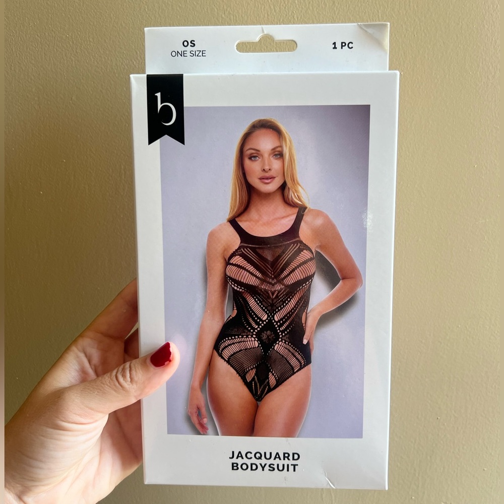 Baci Jacquard Bodysuit NIB